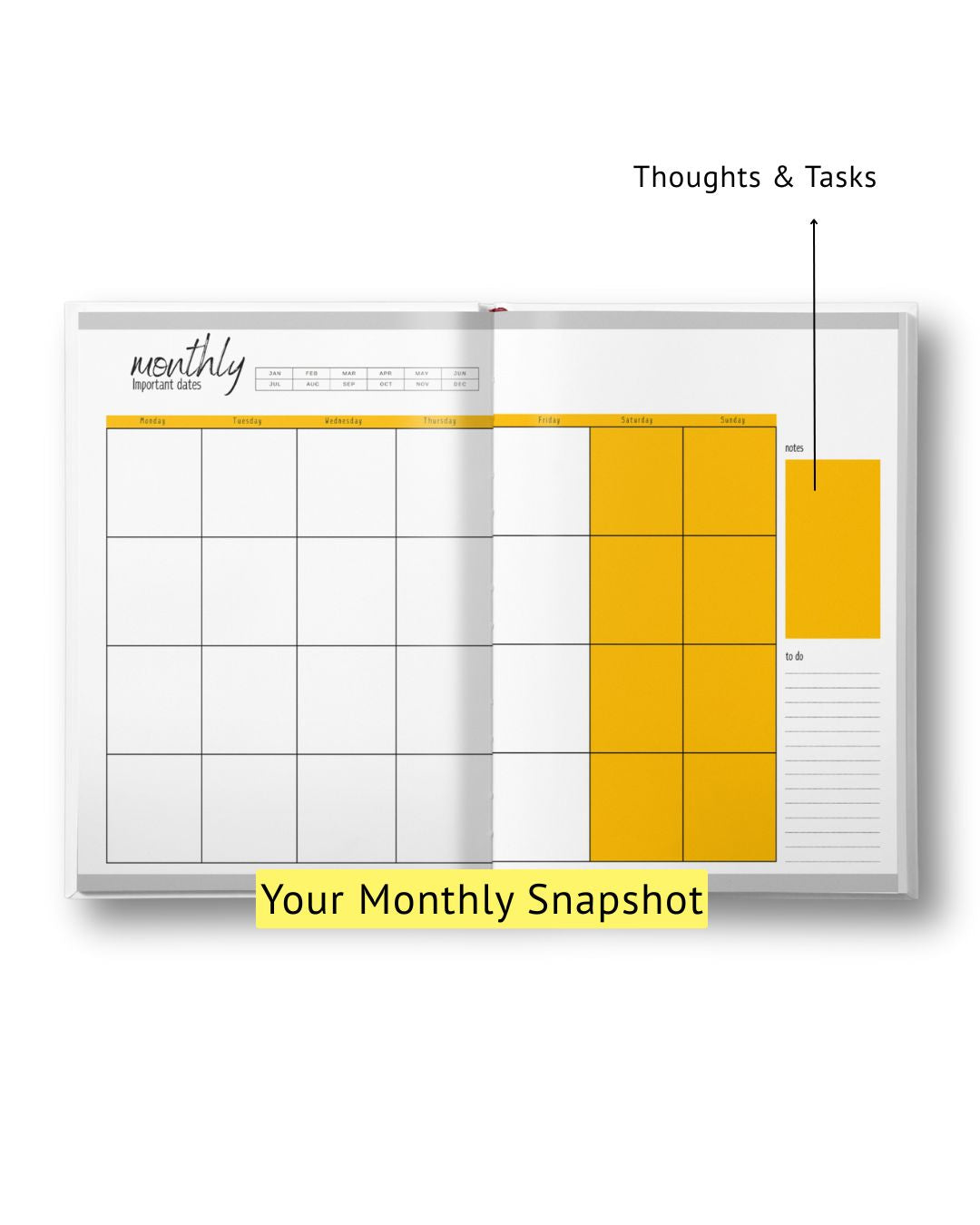 Own Your Day Planner Energetic Orange