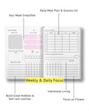 Own Your Day Planner Striking Pink