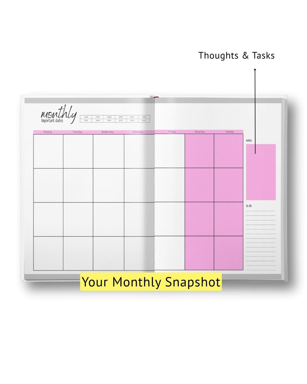 Own Your Day Planner Striking Pink