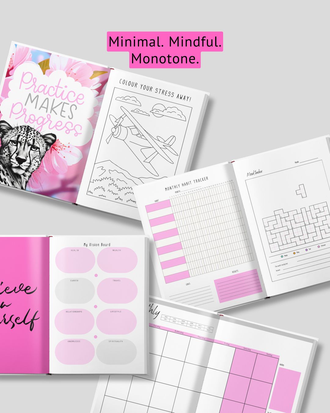 Own Your Day Planner Striking Pink
