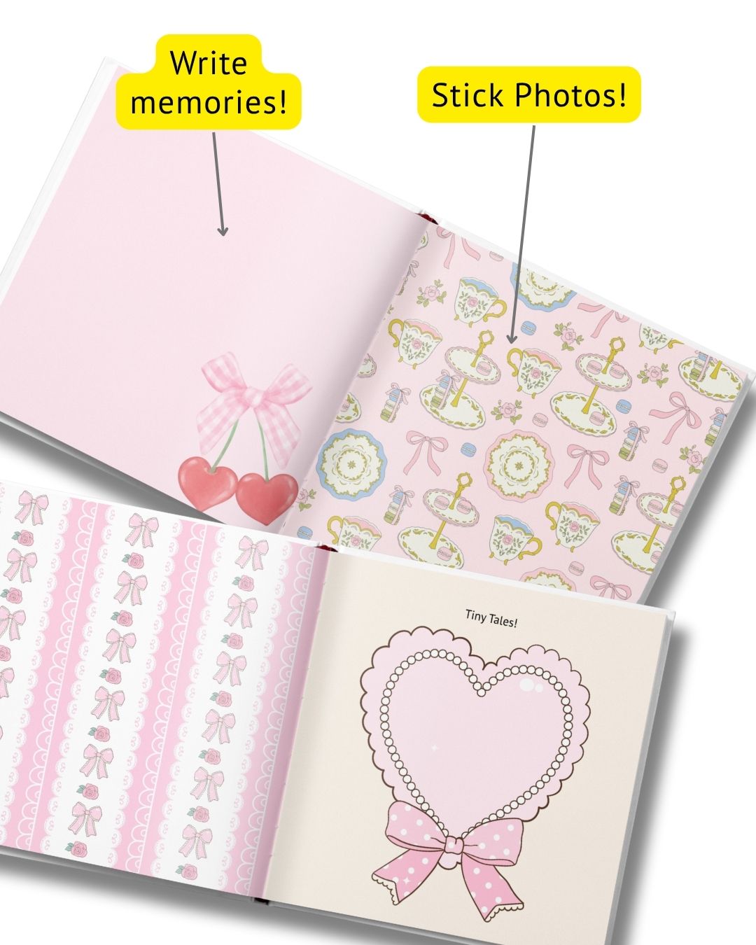 Baby’s First Year Journal - Pink Bow