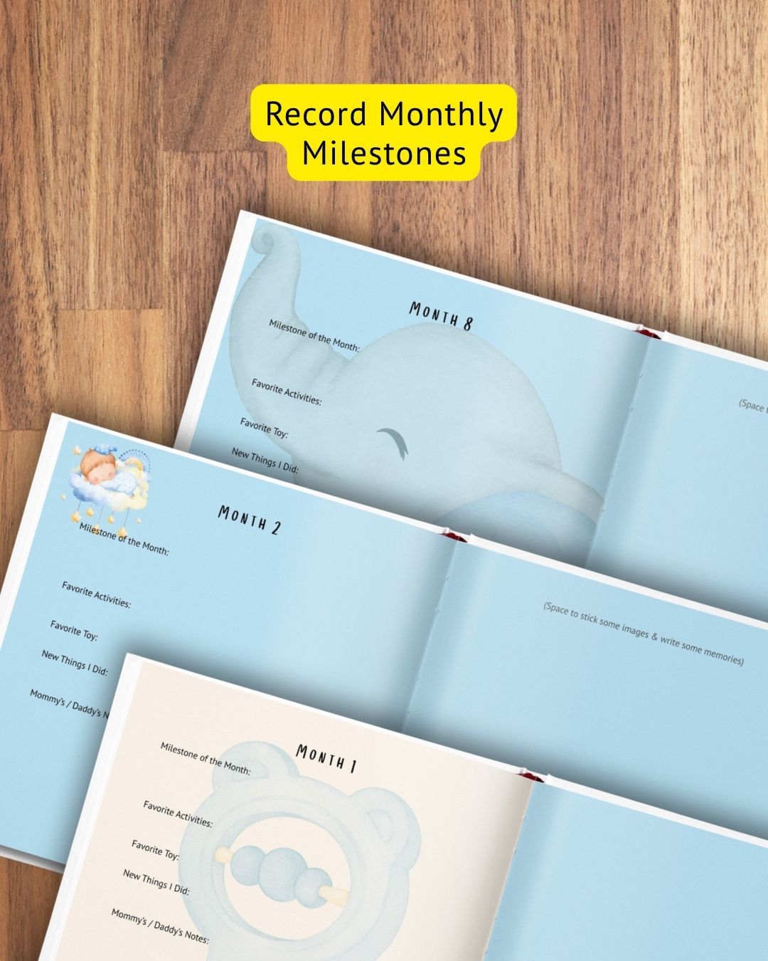 Baby’s First Year Journal - Blue