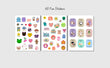 Fun Edgy Vibrant Sticker Sheets - Zenscribe